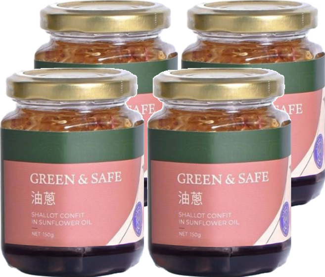 GREEN&SAFE 永豐餘生技 油蔥, 4罐, 150g