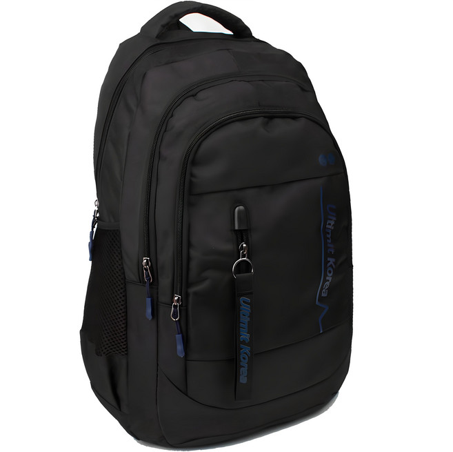 Ultimit Korea 休閒字母印花後背包, 海軍