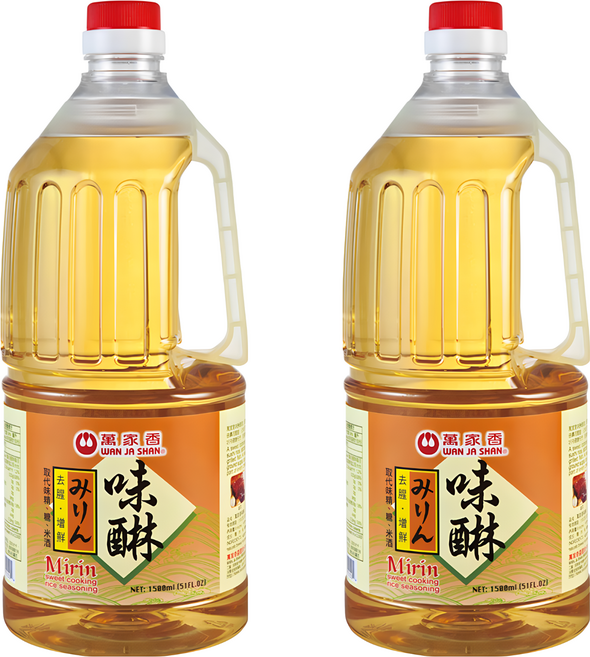 萬家香 味醂 日本調味品 純米釀造, 1.5L, 2瓶