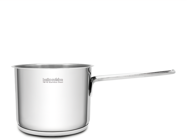 bella cuisine 單柄調理醬汁鍋 12cm 不鏽鋼, 1個