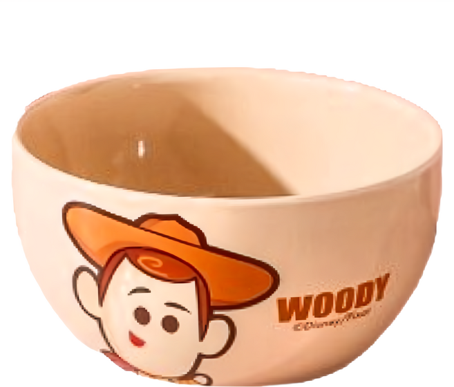 TOY STORY 玩具總動員 凱諾麵碗 6吋陶瓷麵碗, 胡迪警長, 1個