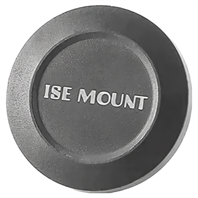 ISE MOUNT 小島嶼山 強力磁鐵掛扣 小(3 x 1.4cm) 30g 1個, 黑色