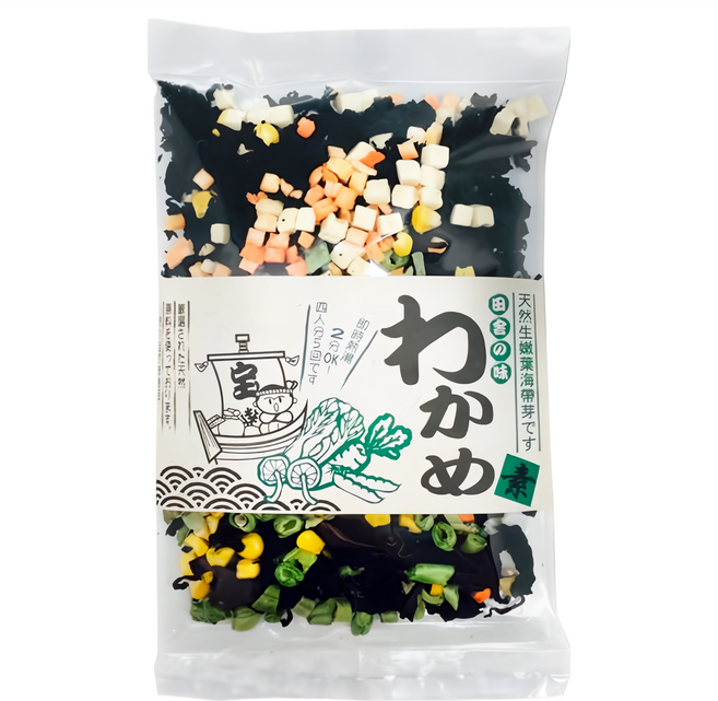 味榮 海太郎 田舍的味海帶芽 純素, 70g, 1包