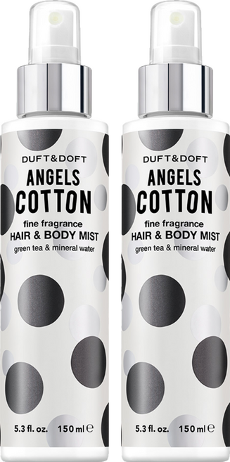 DUFT&DOFT Angels Cotton 身體髮香噴霧 150ml 綠茶和礦泉水, 2瓶