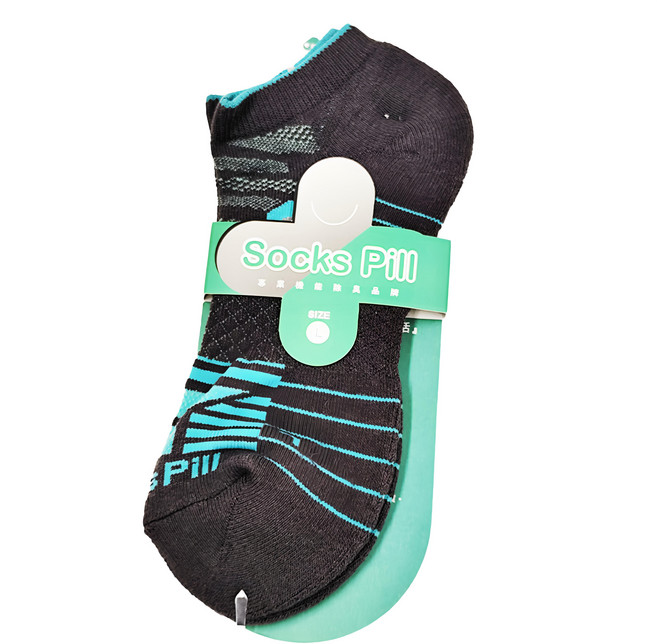 Socks Pill 機能除臭抗菌足弓運動短襪