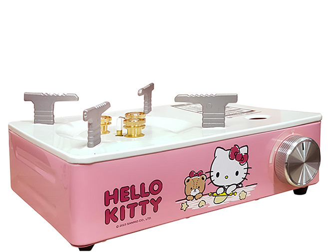 Hello Kitty 凱蒂貓 攜帶式卡式爐 爐架款, 粉色, 1個
