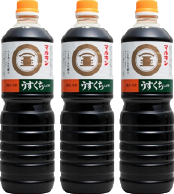 MARUKIN 丸金 特級淡口醬油, 1L, 3瓶