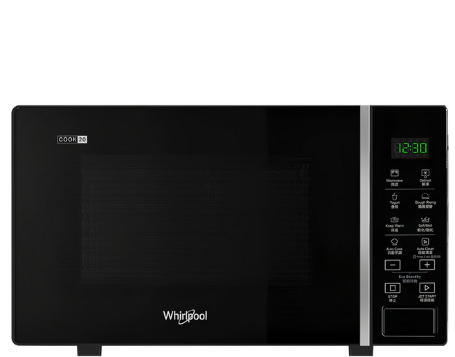 Whirlpool 惠而浦 微電腦微波爐 20L 精準火力控制 滿足各種烹調需求, WMWE200B