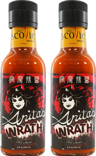 Anita's 安妮塔 瘋魔辣醬, 180ml, 2瓶