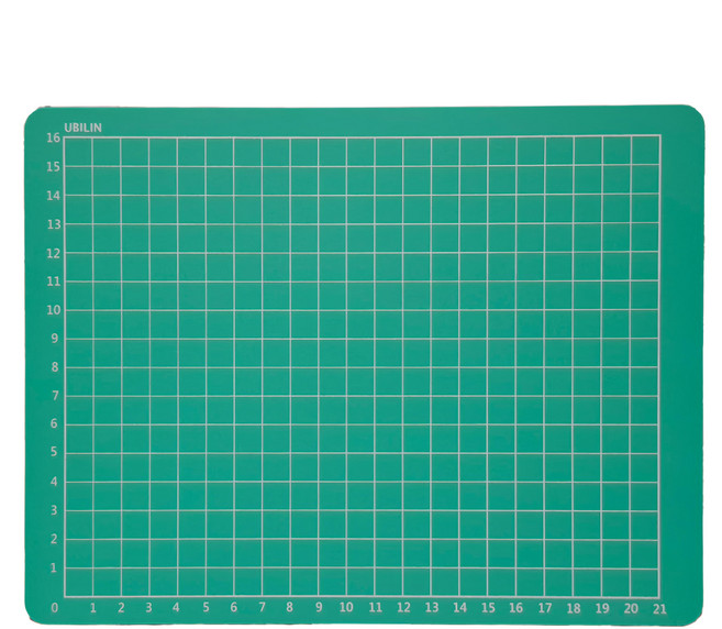 UBILIN 優筆霖 TPE 新環保多功能墊, 公分格線 綠色