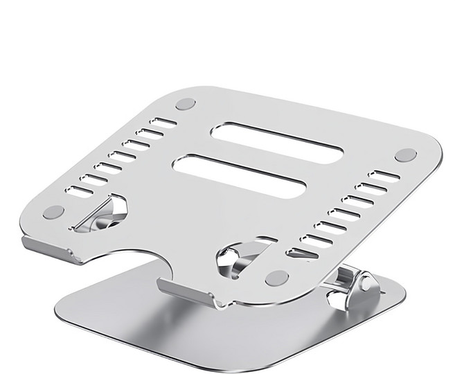 POLYWELL 寶利威爾 鋁合金筆電平板折疊支架 PW15-T65-0792, 銀色, 1個