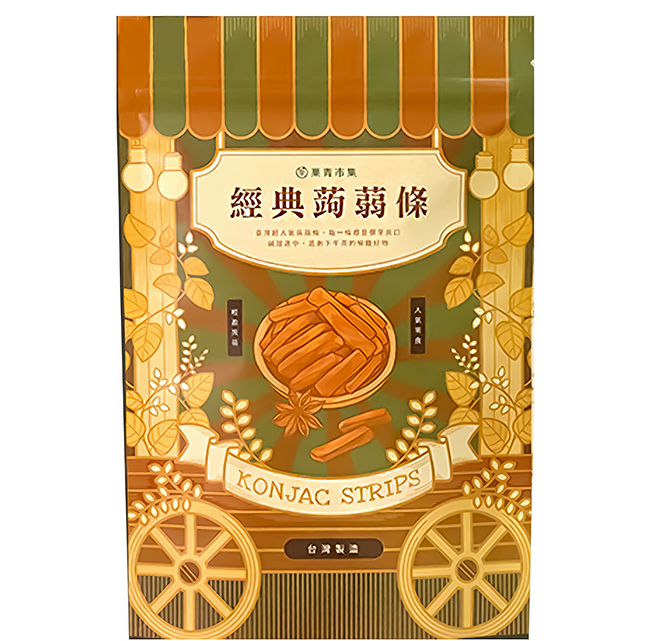 Green Market 菓青市集 黑胡椒蒟蒻條, 200g, 1包