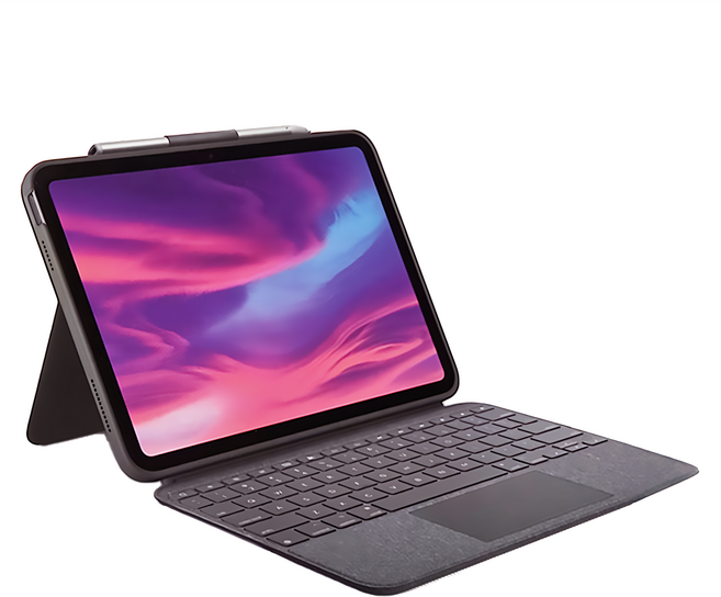 logitech 羅技 Combo Touch 鍵盤保護套, 黑色, 1個