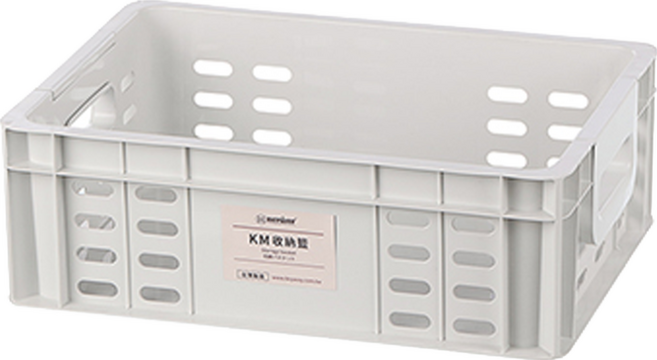 KEYWAY 聯府 KM儲物收納籃, 白色, 6個