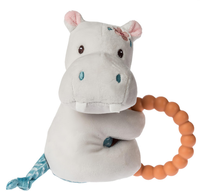 Mary Meyer 蜜兒 柔軟手搖鈴 - 河馬喜寶, 1個