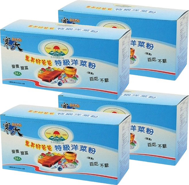 FAIRSEN 惠昇食品 洋菜粉 24入, 240g, 4盒