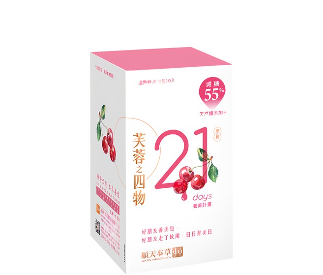 順天本草 芙蓉之四物養美計畫 減糖版, 10包, 24g, 1盒