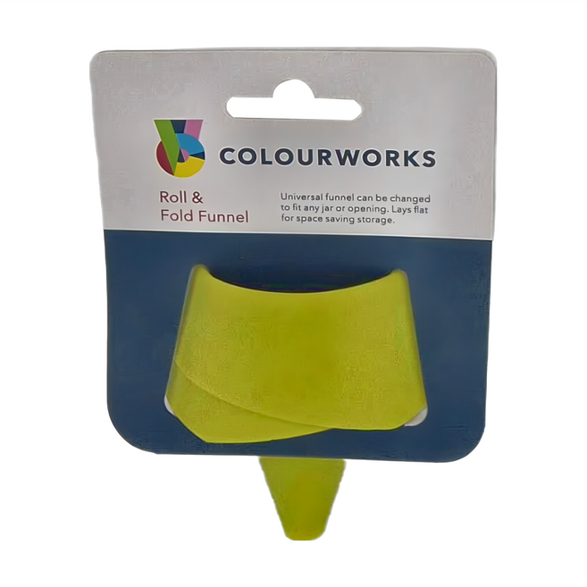 Colourworks 捲式矽膠漏斗 KCA230, 綠色, 1個