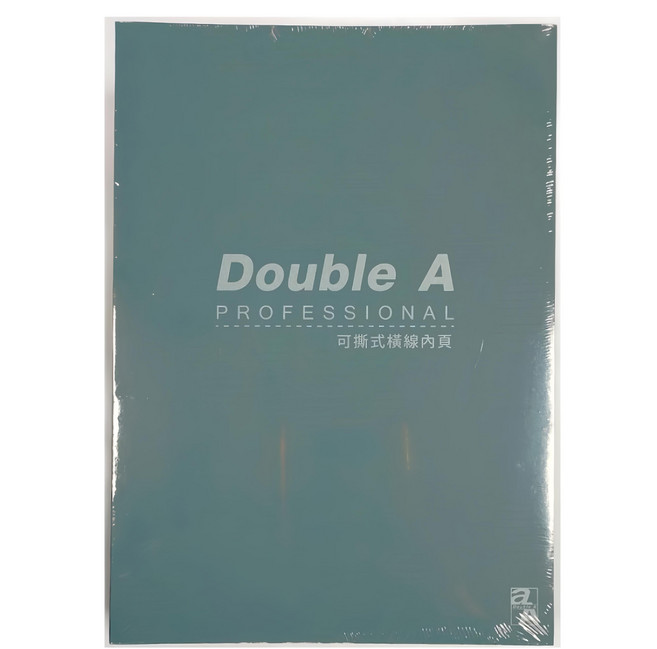 Double A B5 可撕式膠裝筆記本 辦公室系列 DANB23015 257 x 182mm 10本, 灰綠, 1組