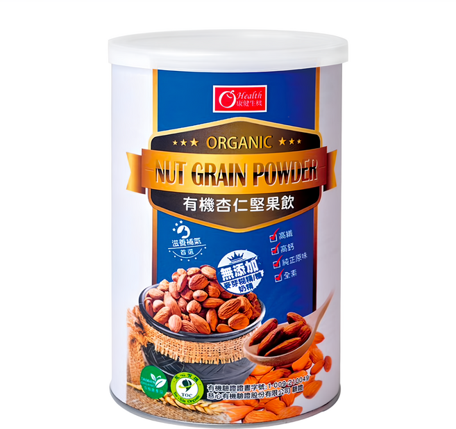 康健生機 有機杏仁堅果飲, 500g, 1罐