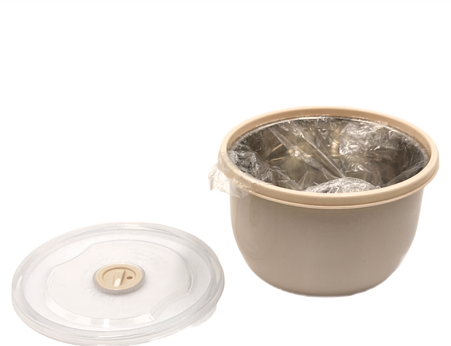 SL 三榮塑膠 柴語錄 不鏽鋼隔熱餐碗 304不鏽鋼 耐冷熱：-20°C~200°C 1400ml容量, 膚色, 1組