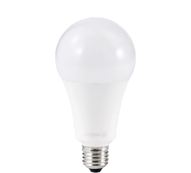 MARCH E27燈泡 10W 實惠款球泡 106 Lm/W AC120~240V PC 鋁材, 自然光, 1個