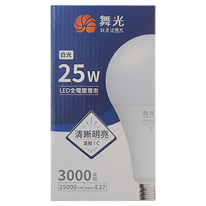 DANCELIGHT 舞光 LED燈泡 25W, 白光, 1個