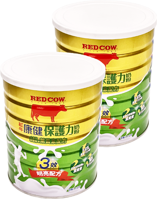 RED COW 紅牛 康健保護力奶粉 金盞花萃取物含葉黃素配方, 1.5kg, 2罐