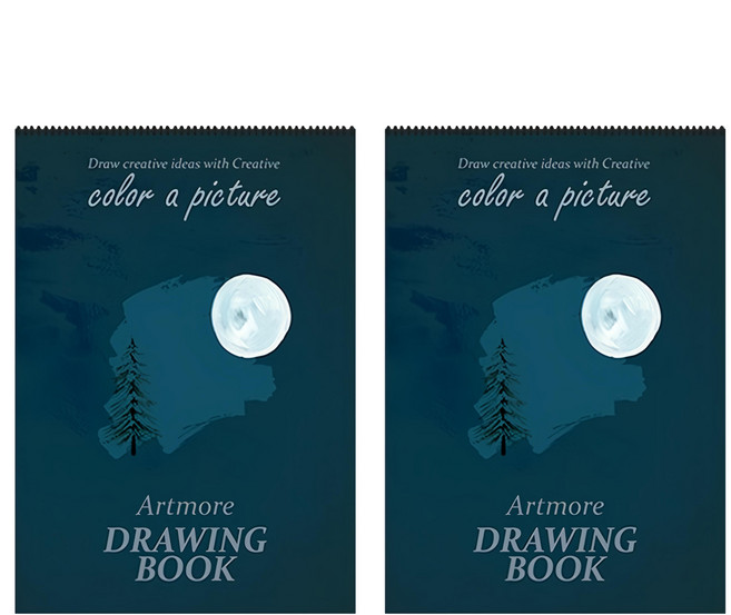 ARTMORE 專業素描本 200gsm 15頁, 4開, 2本