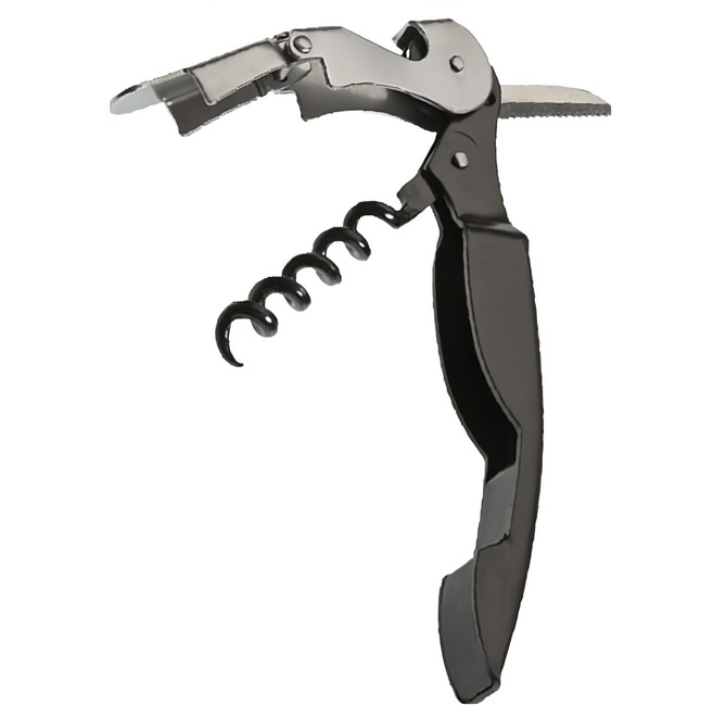 VERSA 兩段式酒保開酒器/開瓶器/鋁箔刀, 顏色隨機, 1支