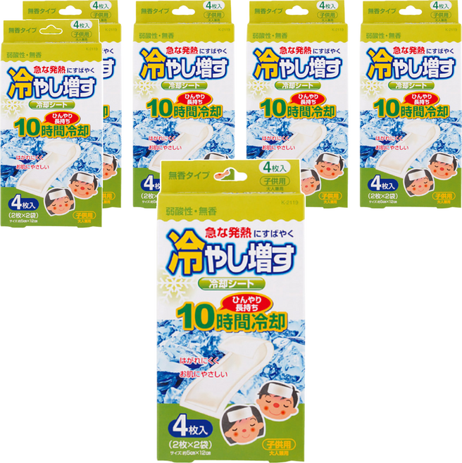 Kiyou 無香味退熱貼 5*12cm, 4個, 6盒