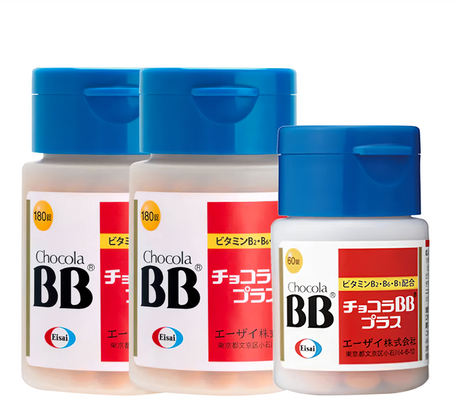 Chocola BB 俏正美 BB Plus 高單位活性化B群 180錠 2瓶 + 60錠, 420錠, 1組