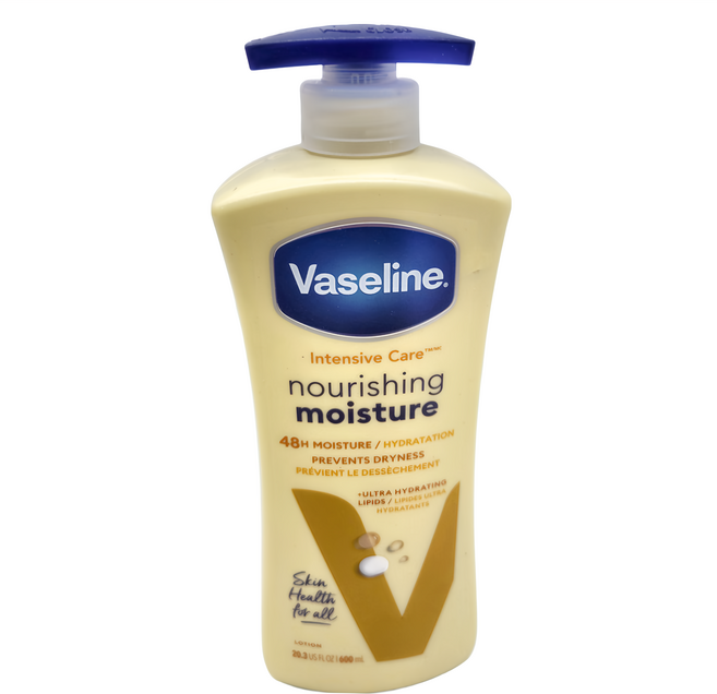 Vaseline 凡士林 深層修護潤膚露 黃色 600ml x 2 + 295ml x 1, 1組