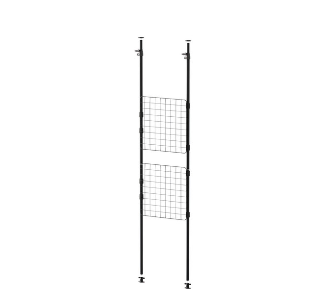 dayneeds 日需百備 頂天立地烤漆收納架 45 x 42cm 2個, 黑色, 1組