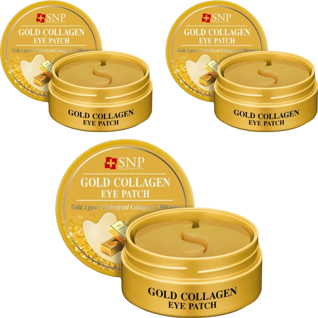 Snp 黃金膠原蛋白眼膜 1.25g, 60片, 3罐