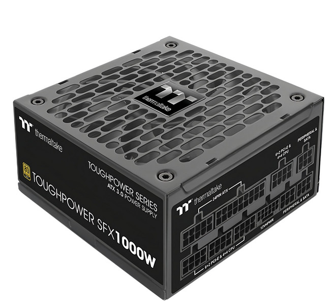 TT曜越 Toughpower SFX 1000W 金牌 全模全日雙八 ATX3.0 第五代電源 原廠保固, 1入