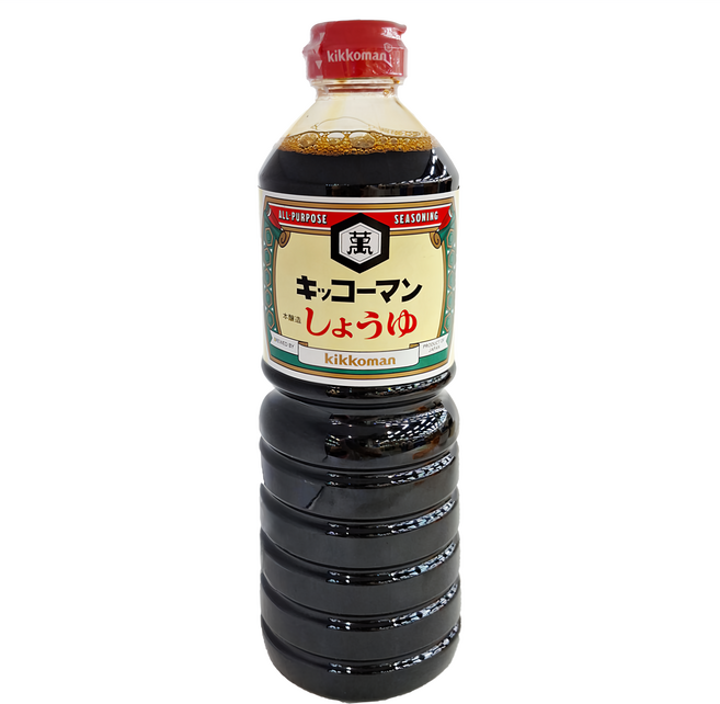 KIKKOMAN 龜甲萬 醬油 濃口, 1L, 1瓶