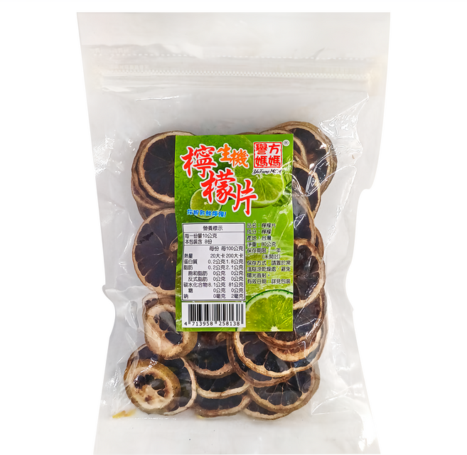 譽方媽媽 檸檬片, 80g, 1包