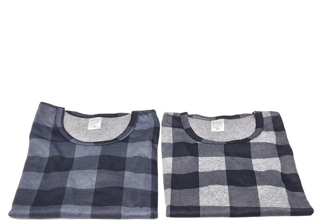 MI MI LEO MIT 韓版時尚刷毛經典格紋機能服