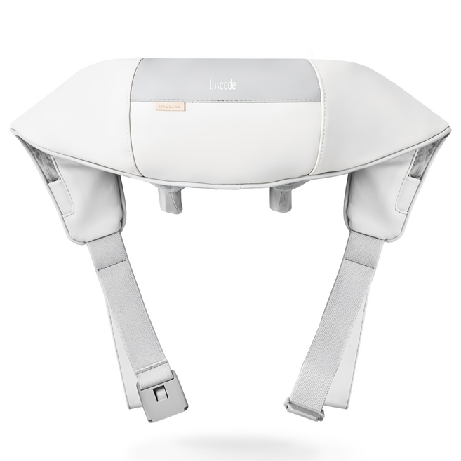 lisscode Fioeasy仿真人熱敷肩頸按摩器 LB-600, 白色