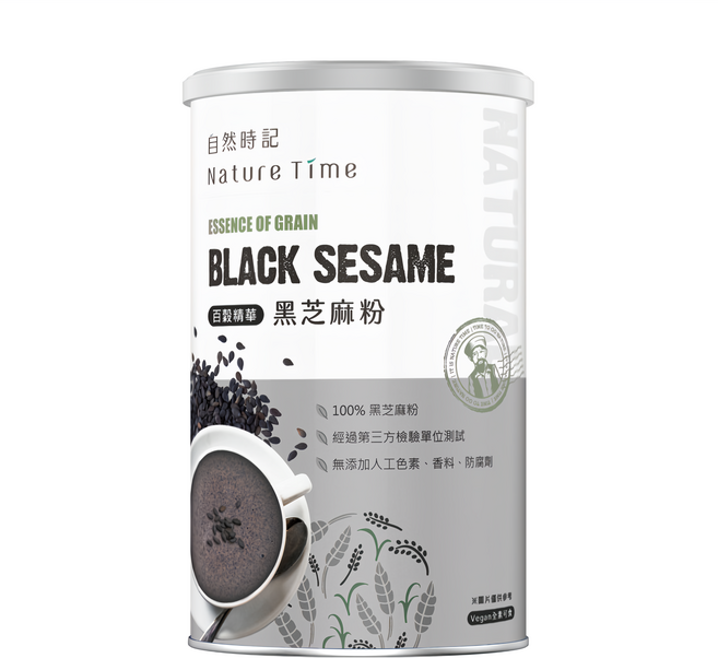 Nature Time 自然時記 百榖精華之100%黑芝麻粉, 450g, 1罐