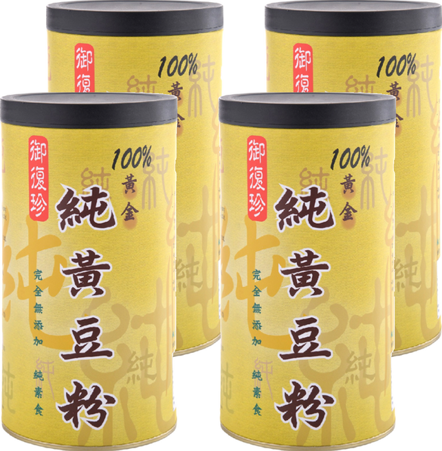 御復珍 純黃豆粉, 400g, 4罐