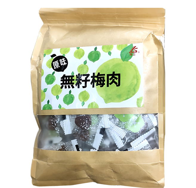 同正 原味無籽梅肉, 500g, 1包