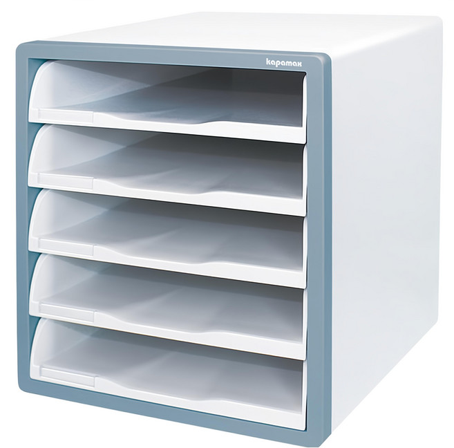 kapamax 開放式文件櫃, 薄荷藍, 5層