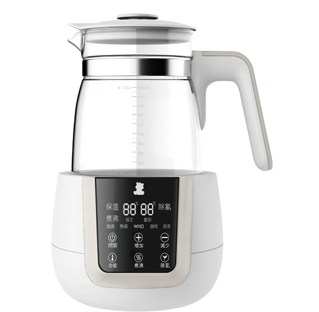 Snow Bear 小白熊 恆溫調乳器 230*190*255mm, 透明色 + 白色, 1個