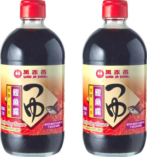 萬家香 鰹魚露, 450ml, 2瓶