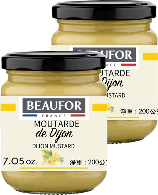 BEAUFOR 堡芙 法式芥末醬, 200g, 2罐