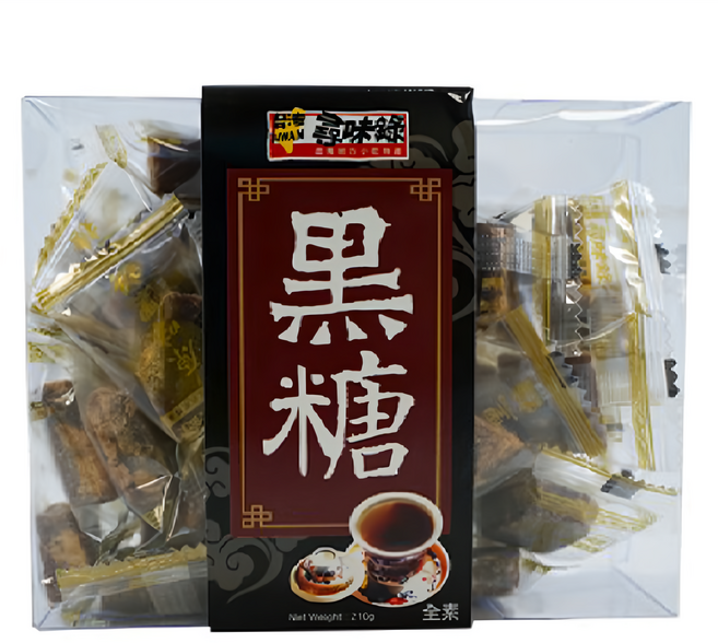 台灣尋味錄 原味黑糖, 210g, 1盒