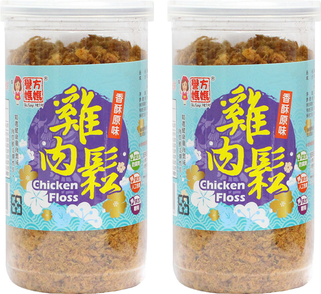 譽方媽媽 雞肉鬆 香酥原味, 200g, 2罐