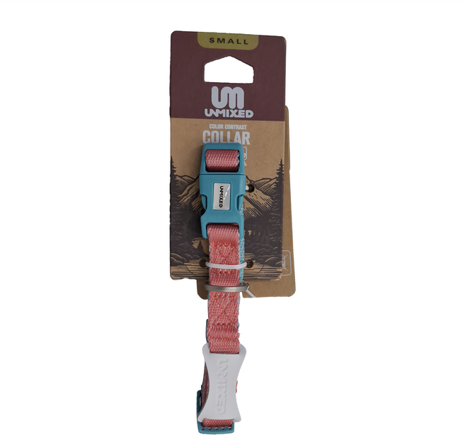 UNMIXED 糖果撞色項圈 西瓜紅, 1個